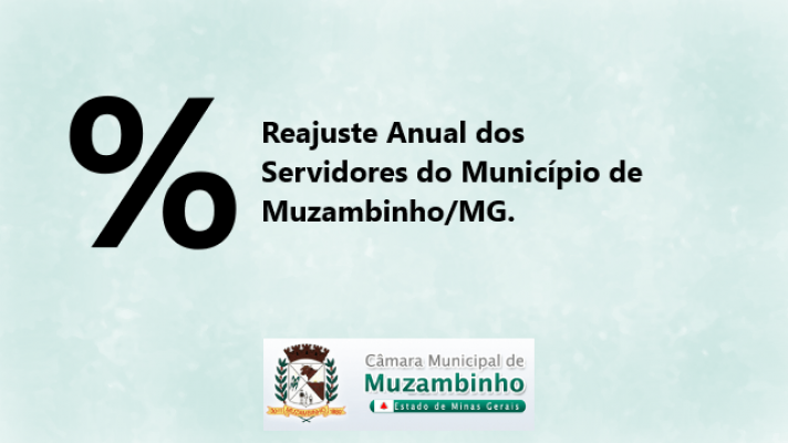 Aprovado o reajuste de vencimentos dos servidores municipais. 