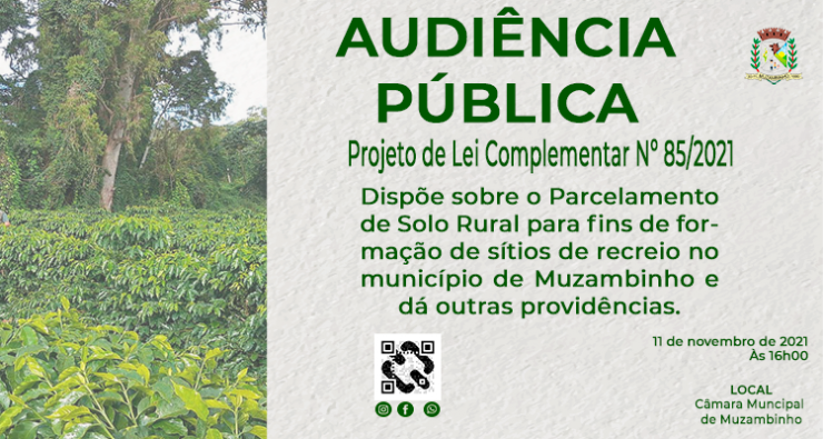 Audiência Pública - 11 de novembro de 2021