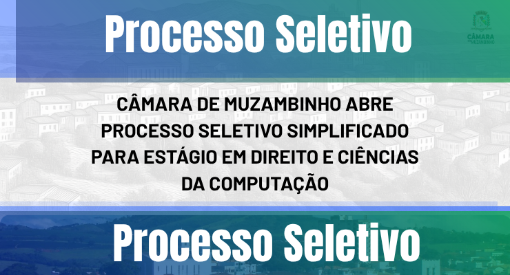 Processo Seletivo Simplificado aberto