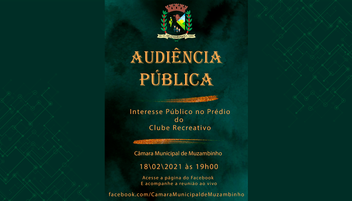 Convite Audiência Pública
