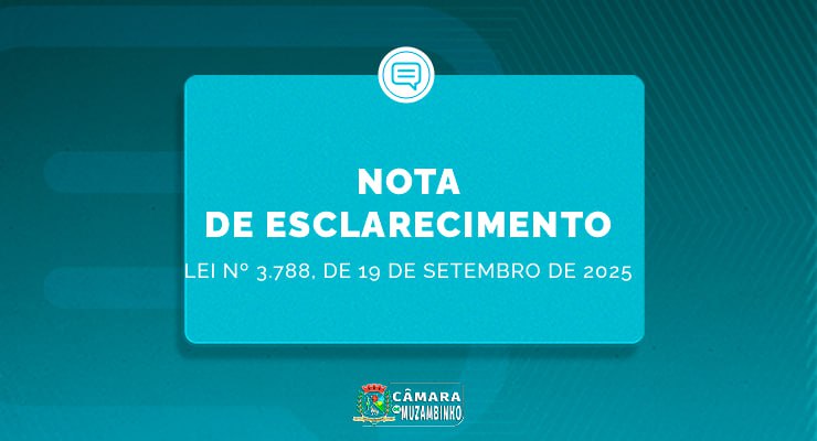 Atenção, muzambinhenses!