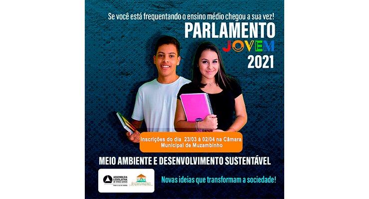 Inscrições Parlamento Jovem 