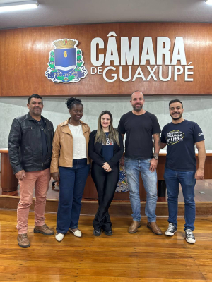 Mesa Diretora visita Câmara de Guaxupé