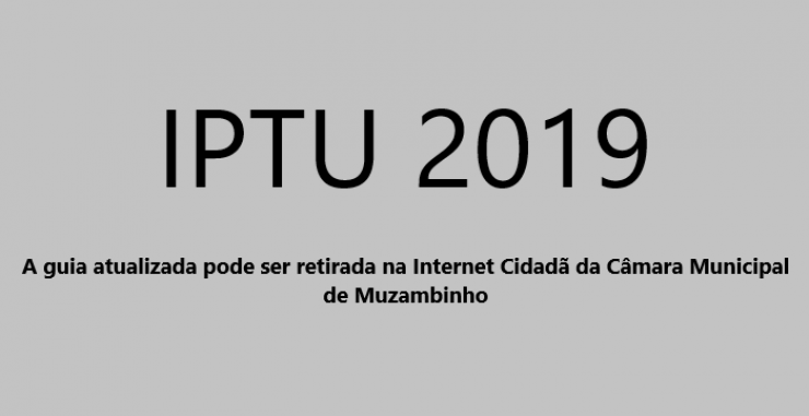 IPTU 2019