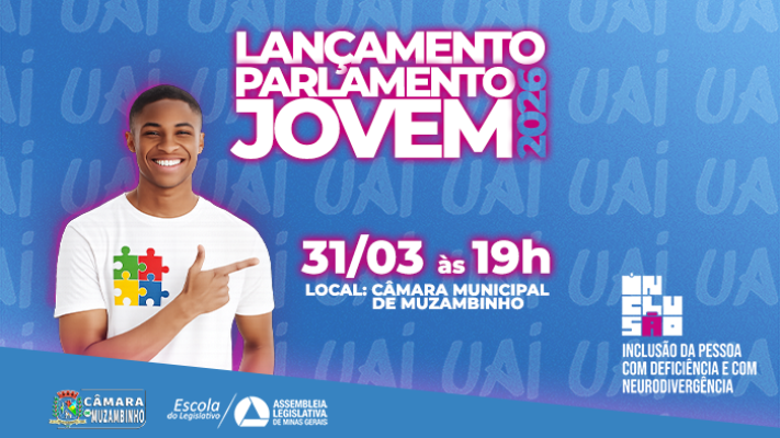 Lançamento do Parlamento Jovem 2026 