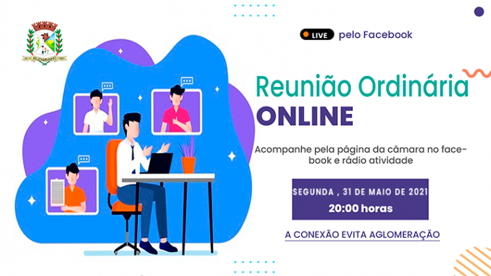 Reunião Ordinária do 31 de maio de 2021 será online