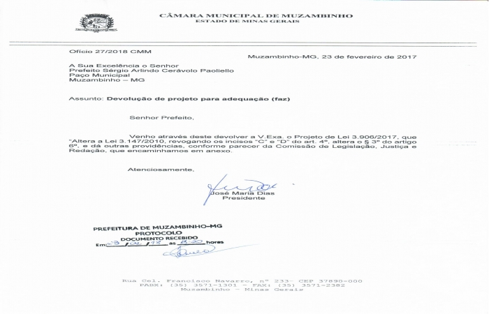 Novidades do Projeto de Lei 396/2017 que altera a Lei número 3.147/2010